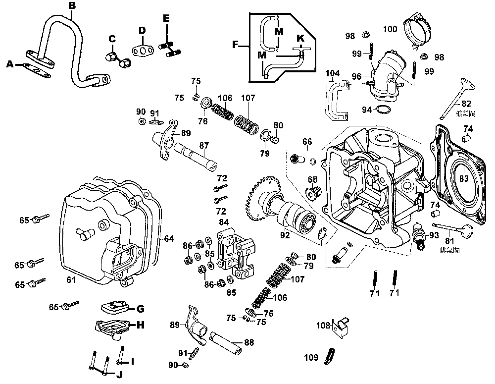 Zylinderkopf & Ventiltrieb