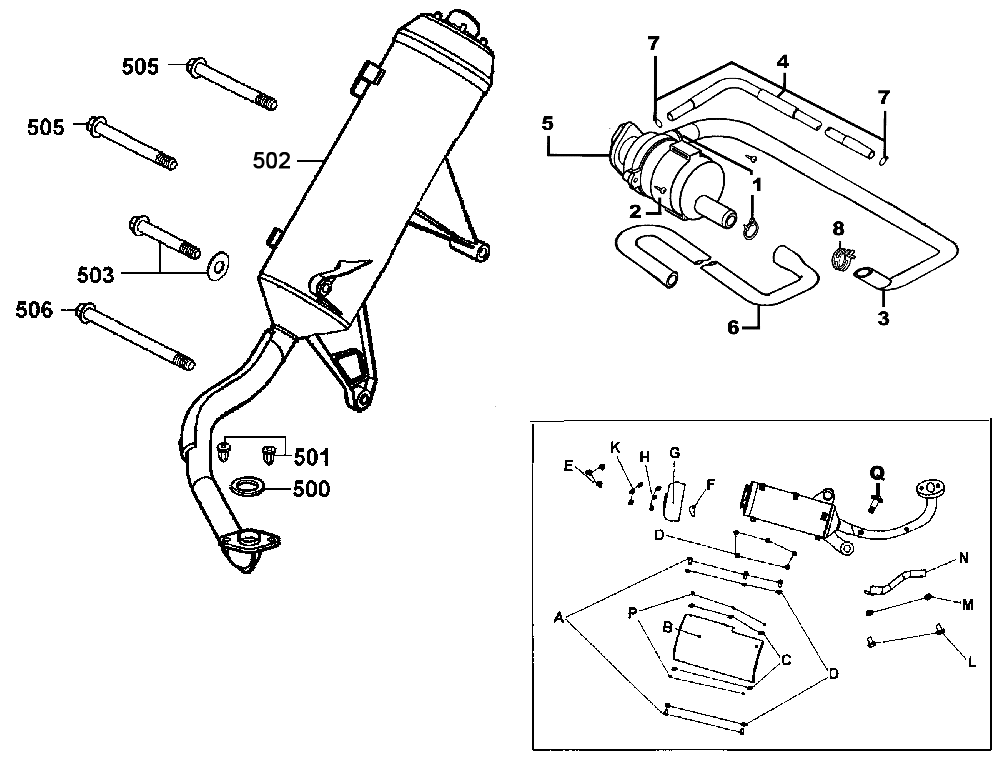Auspuff & Sekundärluftsystem