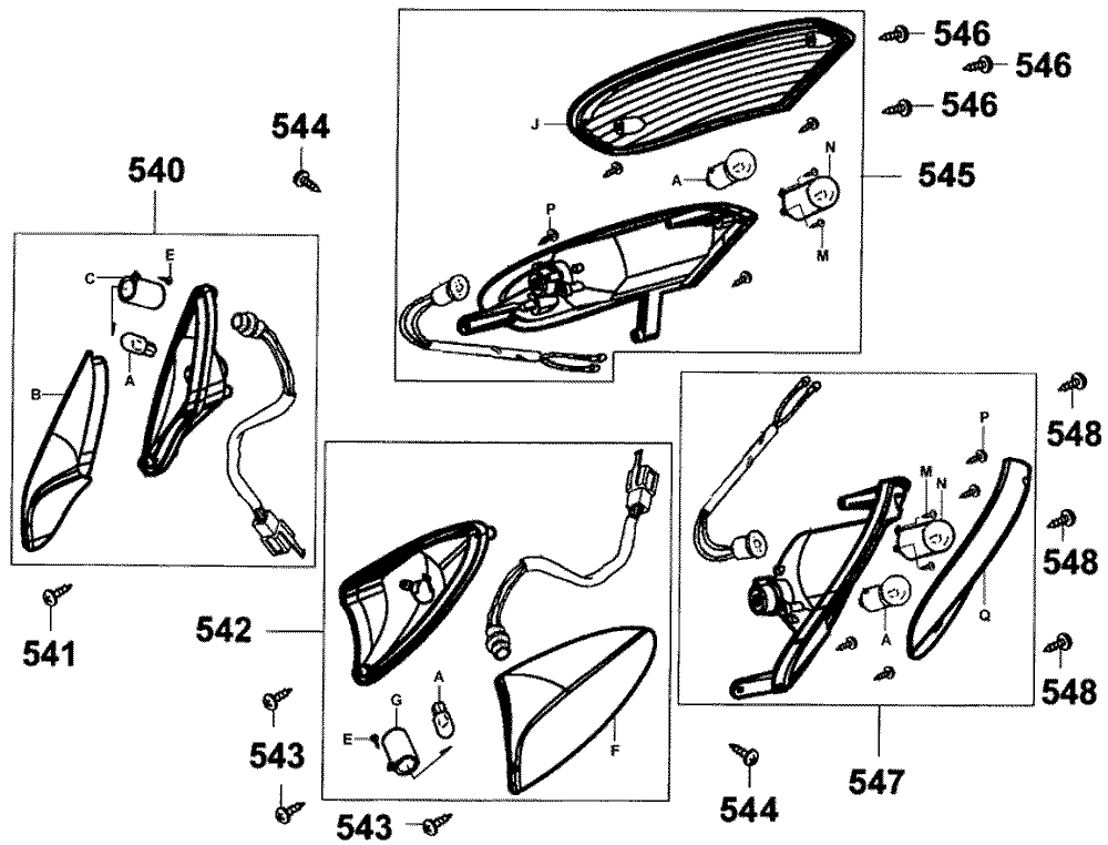 Blinker vorne & hinten
