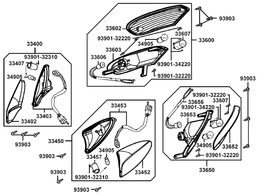 Blinker vorne & hinten