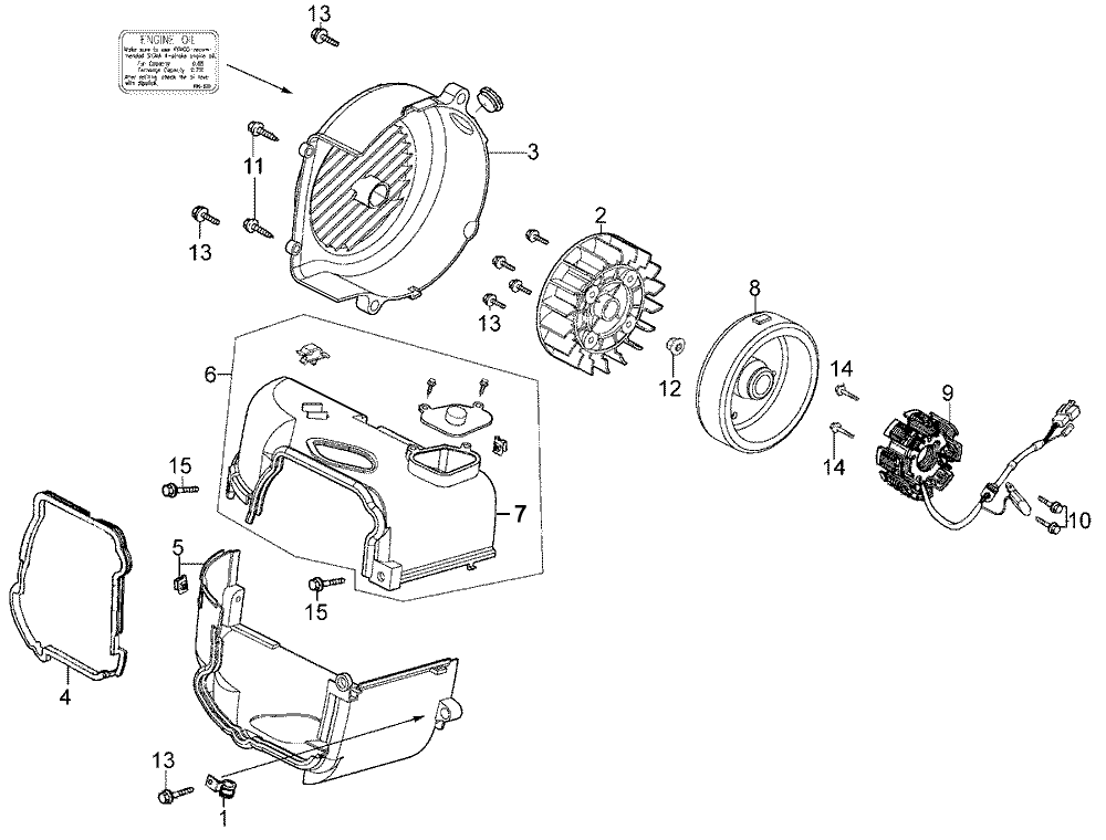 Luftleitbleche & Lichtmaschine