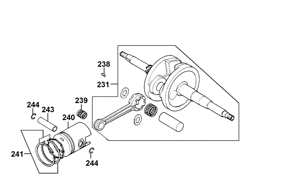 Kolben & Kurbelwelle