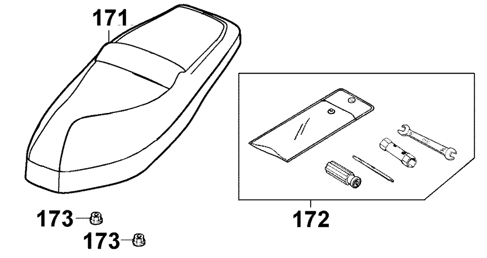 Sitzbank & Bordwerkzeug