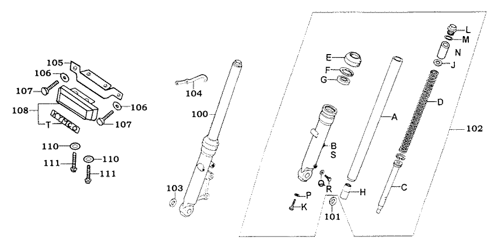 Gabel & Gabel-Einzelteile