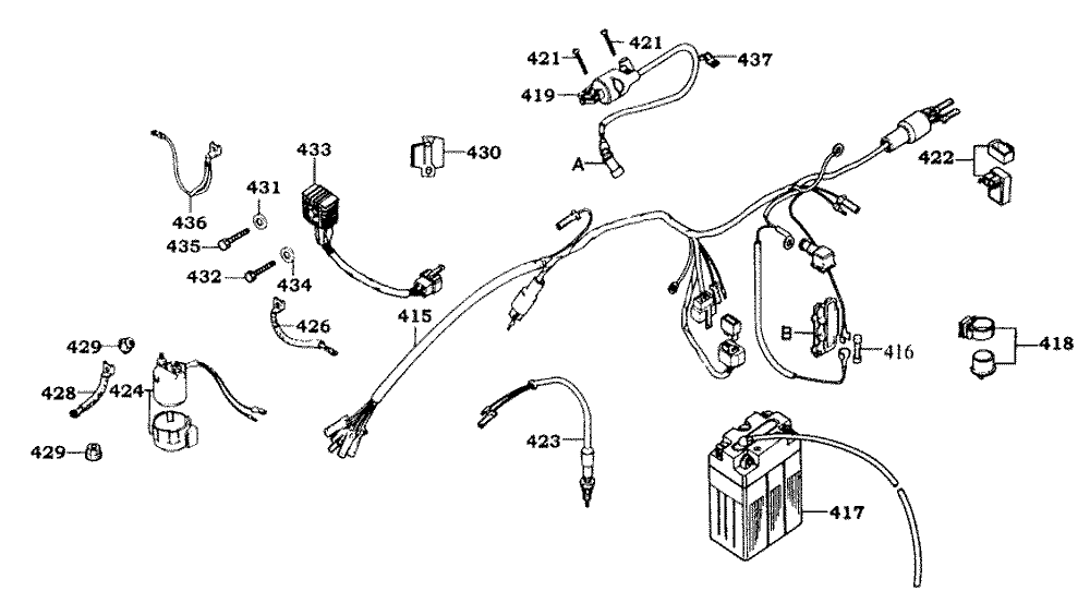 Elektrische Anlage-Batterie