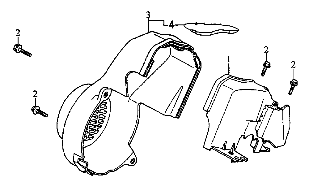 Luftleitbleche - Lüfterabdeckung