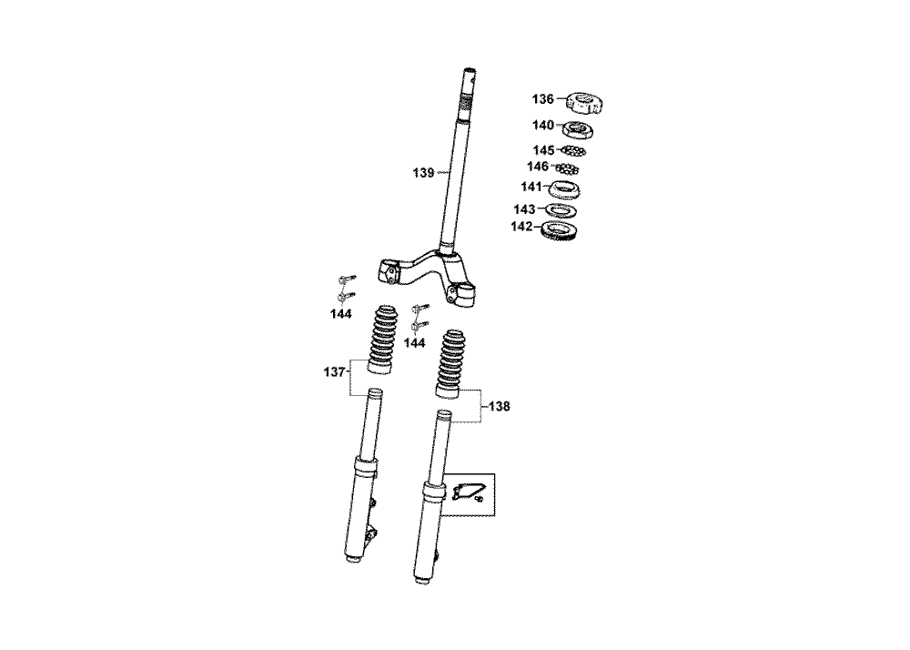 Gabeljoch - Lenkkopflager