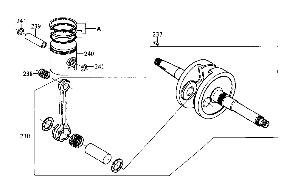 Kurbelwelle & Kolben