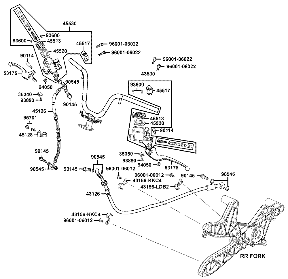 Hauptbremszylinder vorn