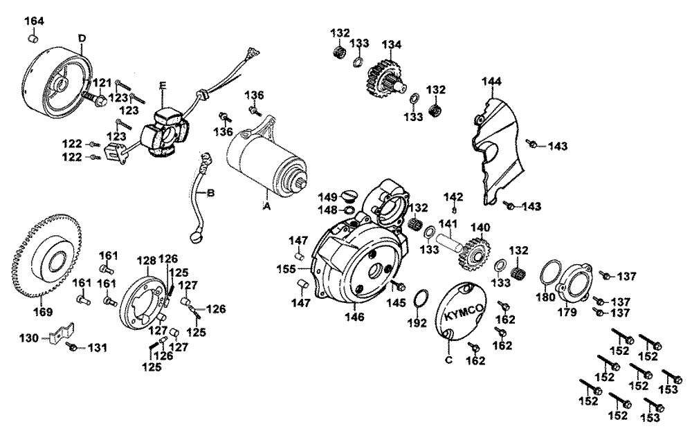 Lima, Anlasser, Gehäusedeckel