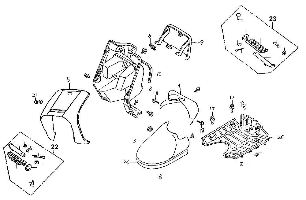 Verkleidungen, Handschuhfach