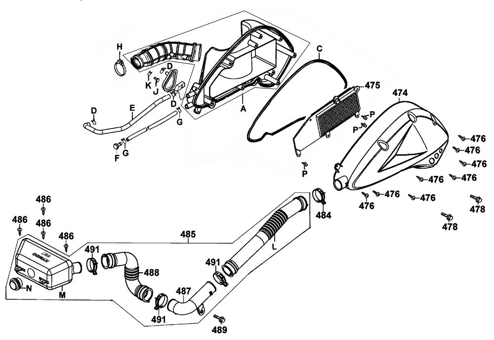 Luftfilter & Gehäuse