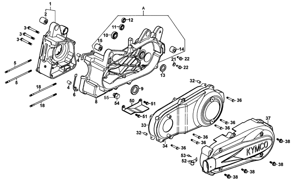 Kurbelgehäuse-Variomatikdeckel