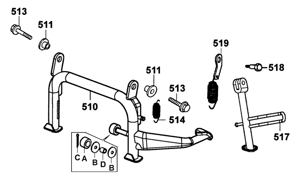Haupt & Seitenständer