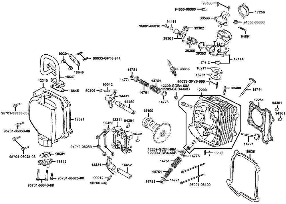 Zylinderkopf & Ventiltrieb