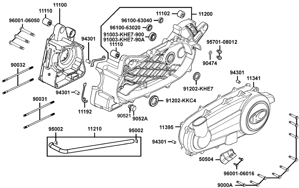 Kurbelgehäuse-Variomatikdeckel