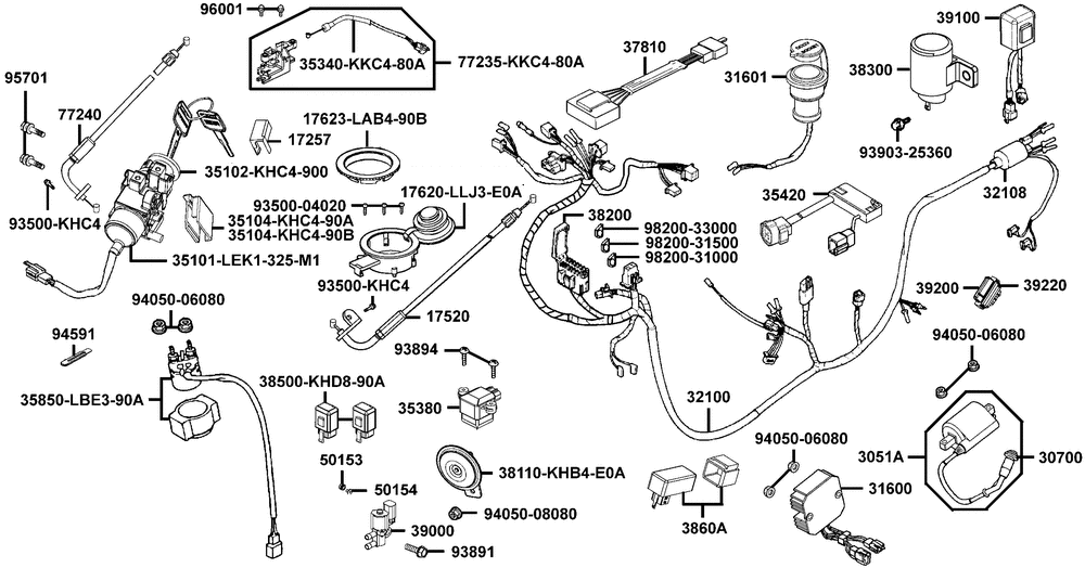 Elektrische Anlage & Schloss kpl