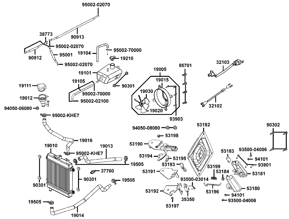 Kühlanlage & Feststellbremse
