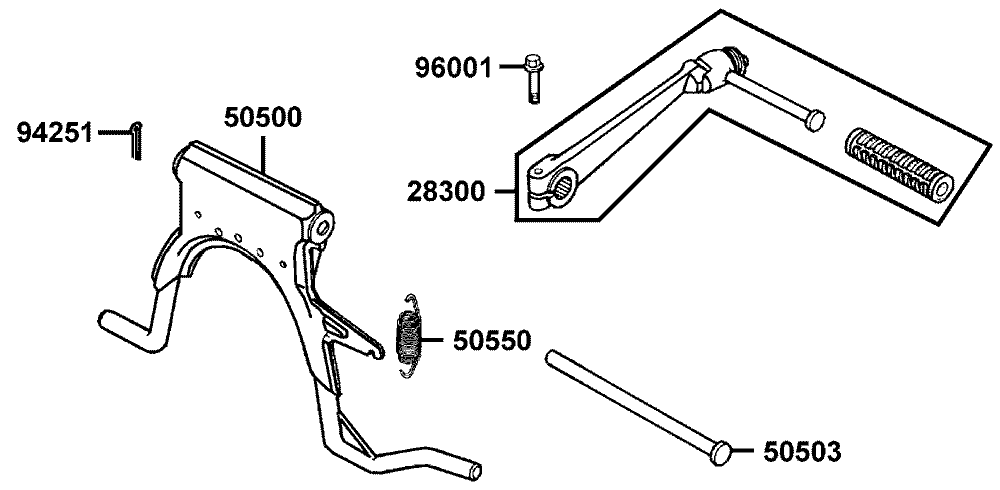 Ständer & Kickstarterhebel