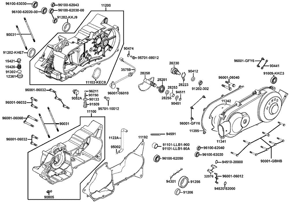 Kurbelgehäuse-Variomatikdeckel