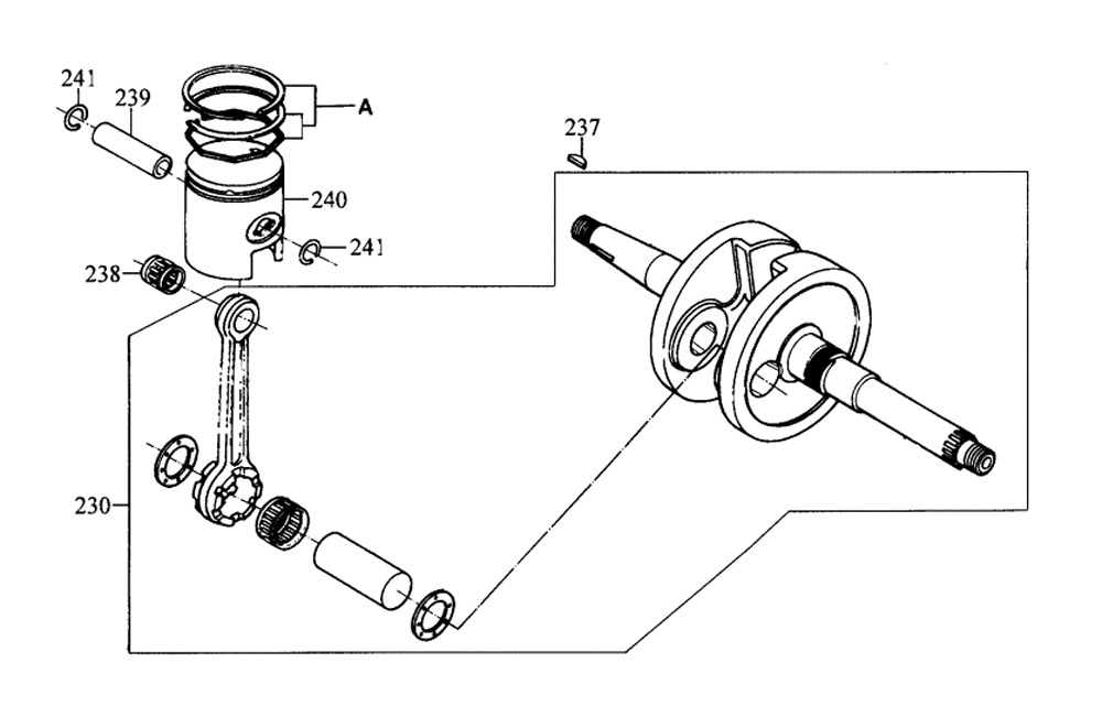 Kurbelwelle & Kolben