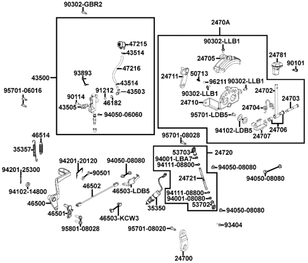 Hauptbremszylinder hinten, Fußbremse & Schaltung