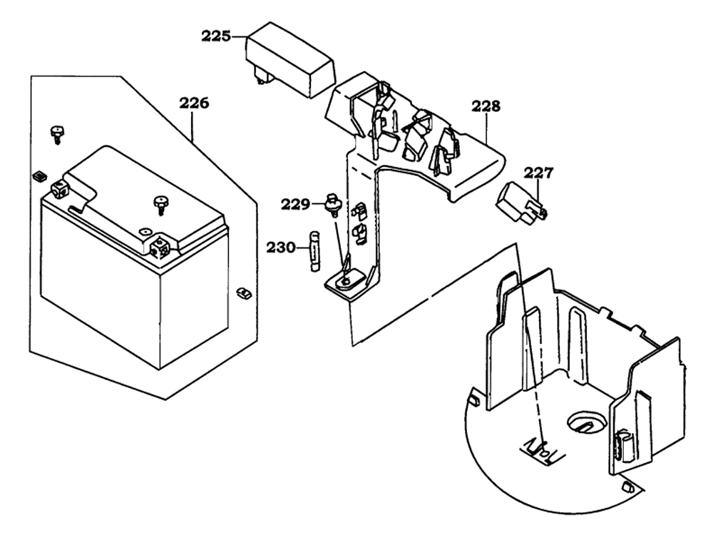 Batterie, C.D.I. Einheit
