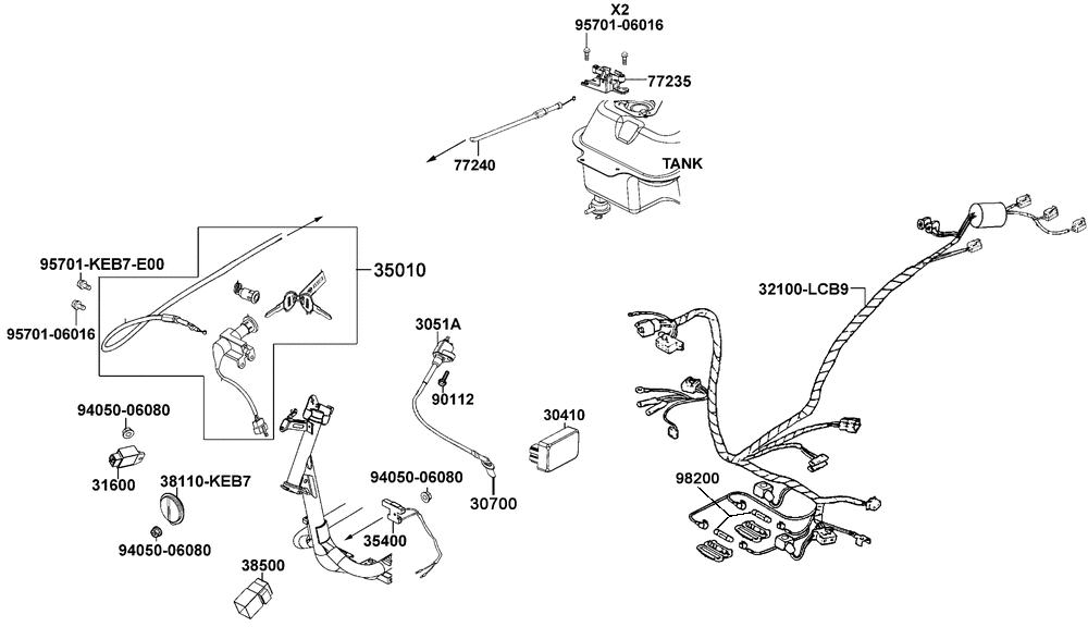 Elektrische Anlage & Schloßsatz