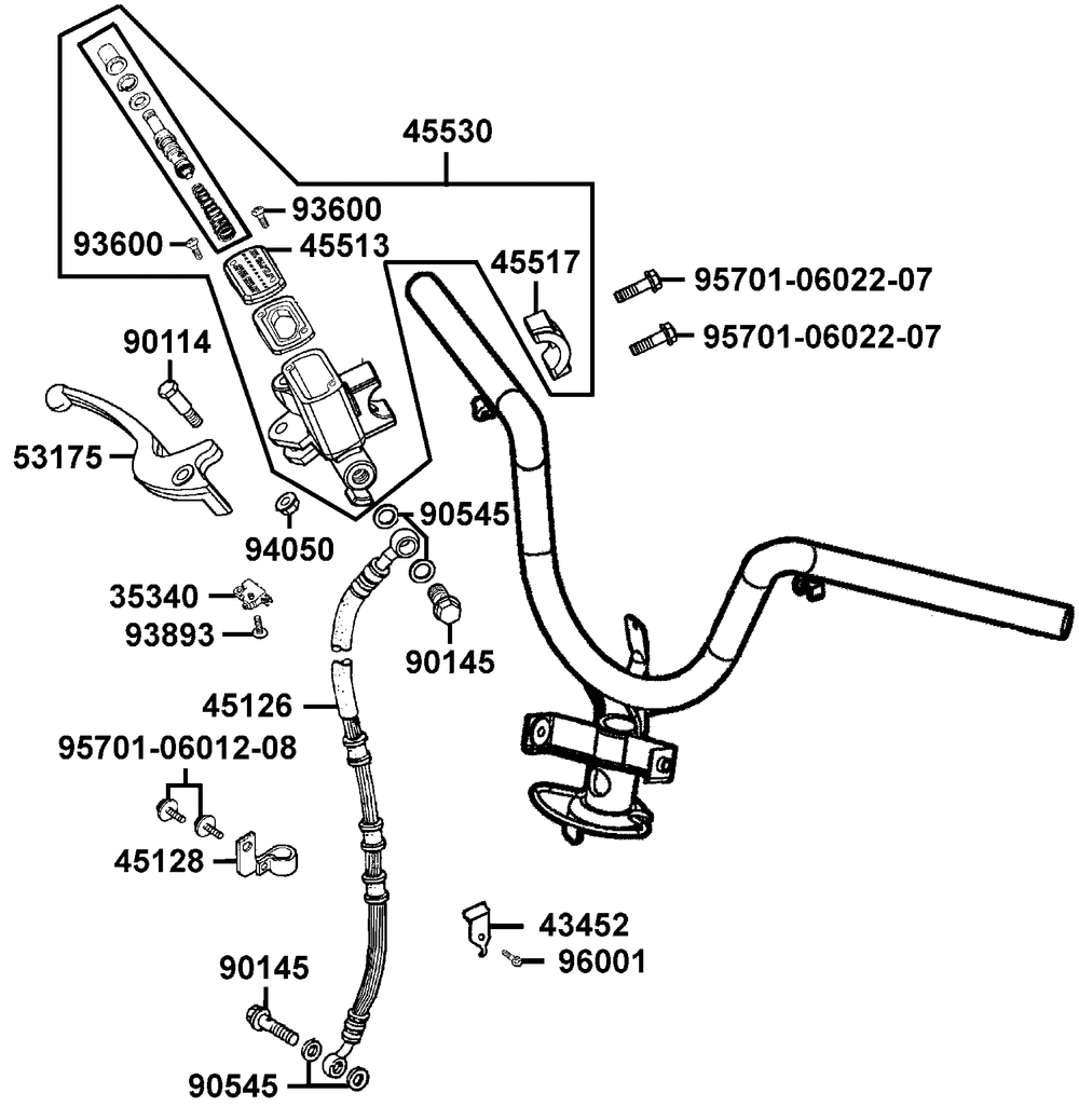 Hauptbremszylinder vorne
