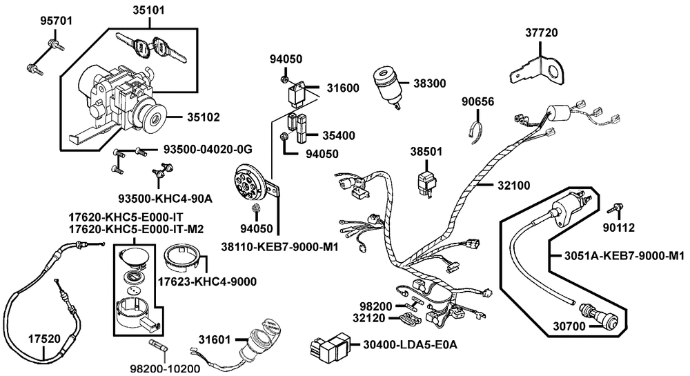 Elektrische Anlage & Schloss kpl.