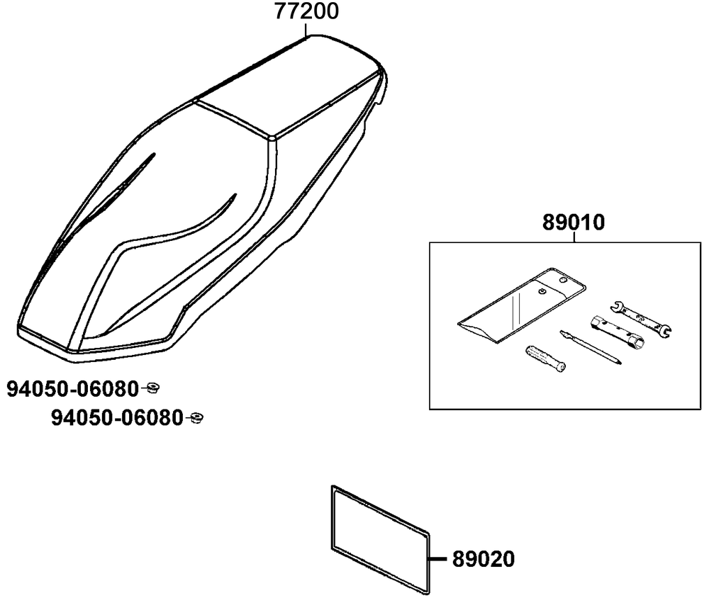 Sitzbank & Bordwerkzeug