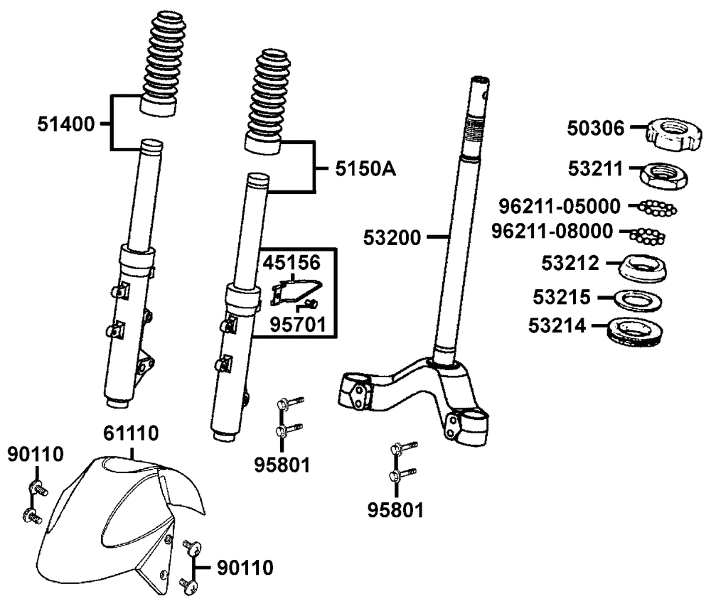 Gabeljoch - Lenkkopflager