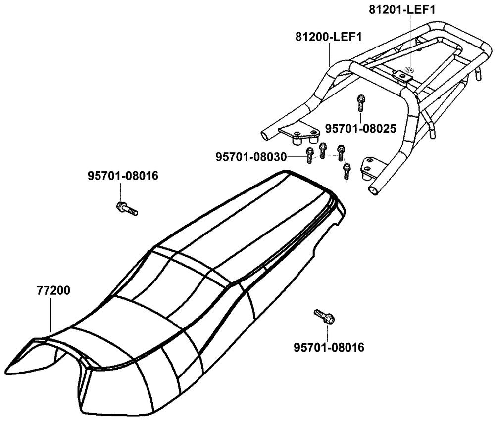 Sitzbank & Gepäckträger