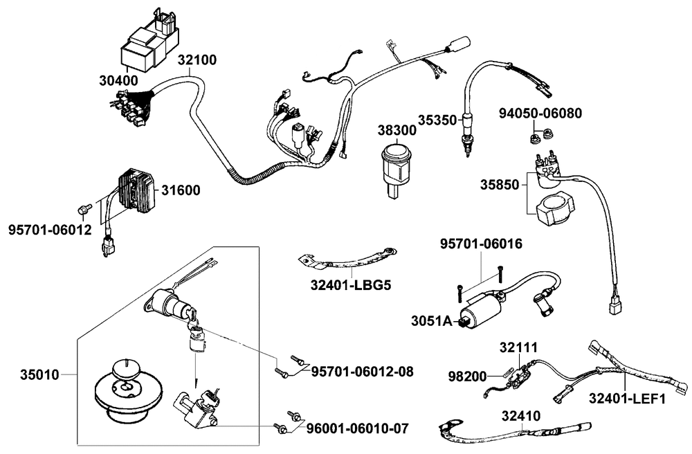 Elektrische Anlage & Schloss kpl