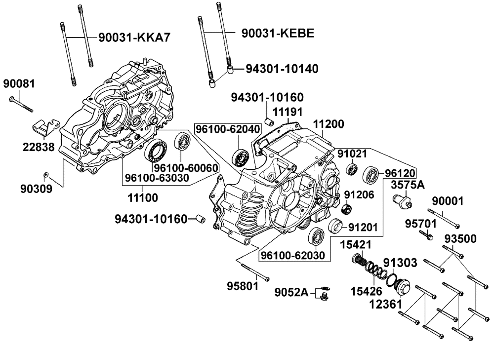 Kurbelwellengehäuse