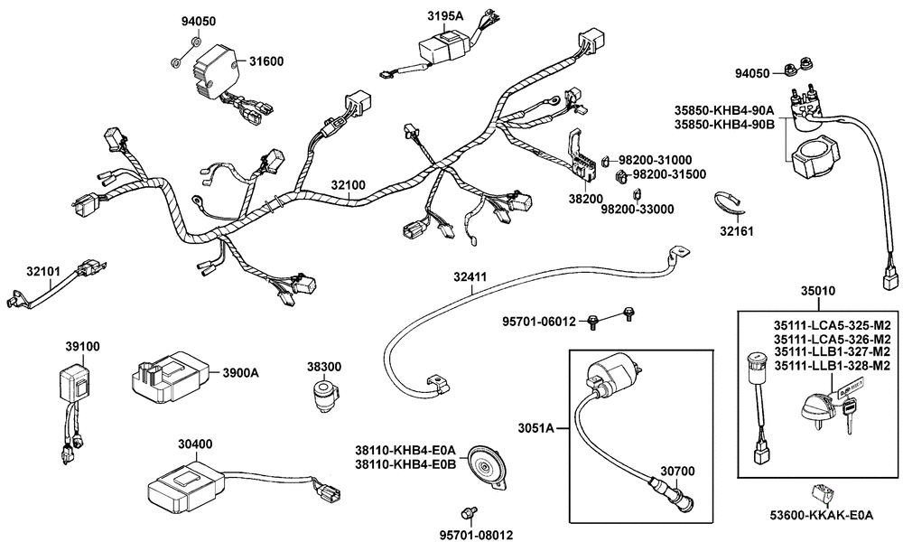 Elektrische Anlage & Schloß kpl.