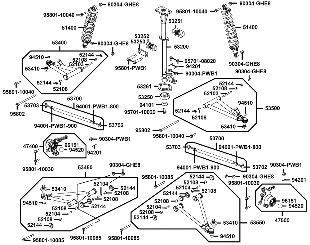 Lenkung & Radaufhängung vorne