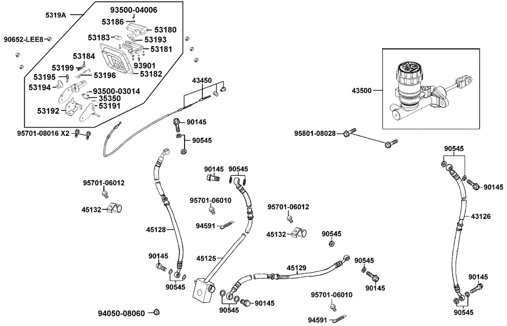 Hauptbremszylinder & Bremsschläuche