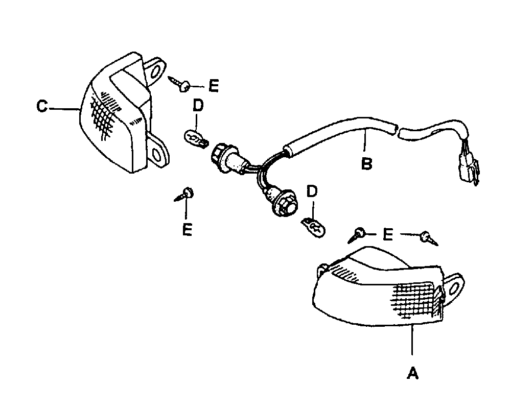 Blinker org. im Heck