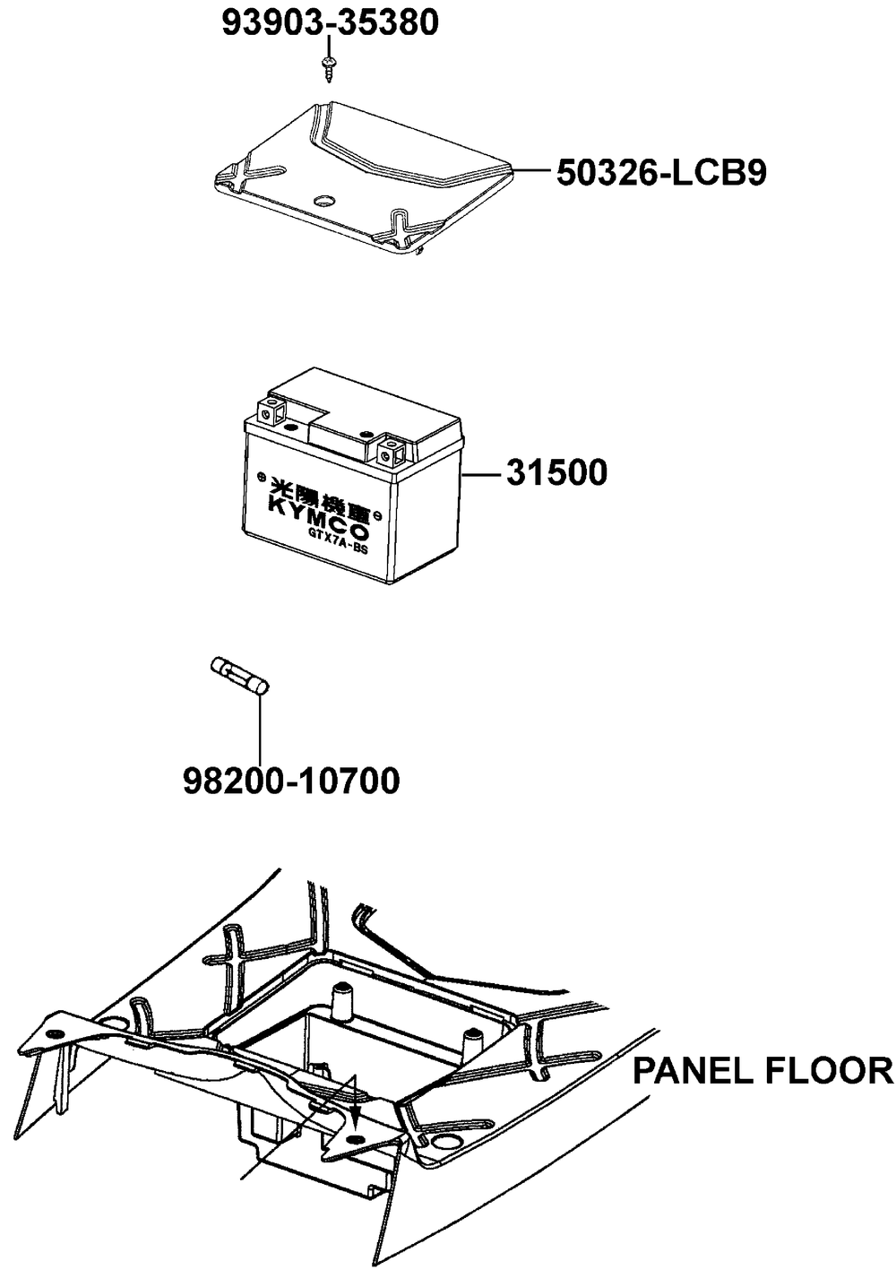 Batterie & Batteriedeckel