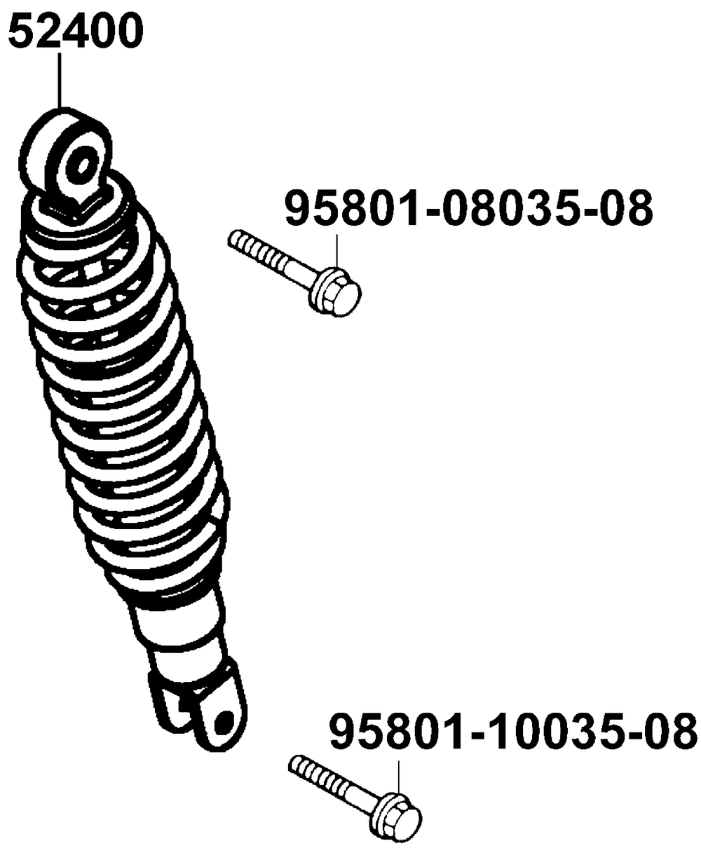 Stossdämpfer hinten