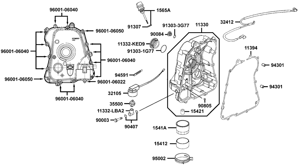 Gehäusedeckel rechts