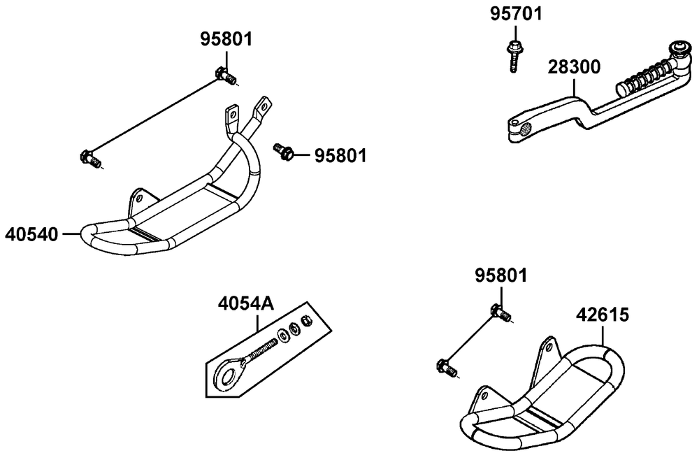 Kickstarterhebel-Schutzbügel