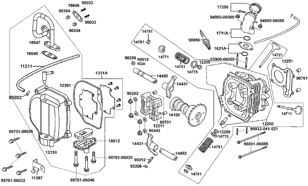 Zylinderkopf & Ventiltrieb