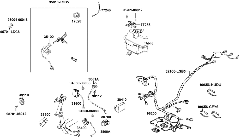 Elektrische Anlage & Schloßsatz