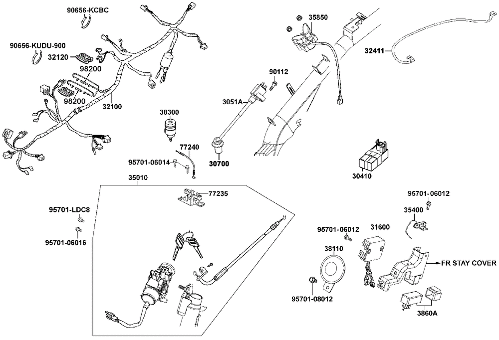 Elektrische Anlage & Schloss kpl.