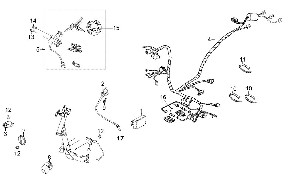 Elektrische Anlage & Schloßsatz