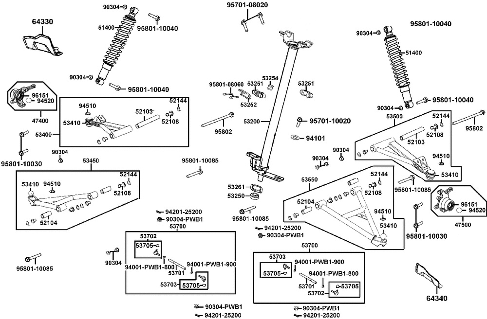 Lenkung & Radaufhängung vorne
