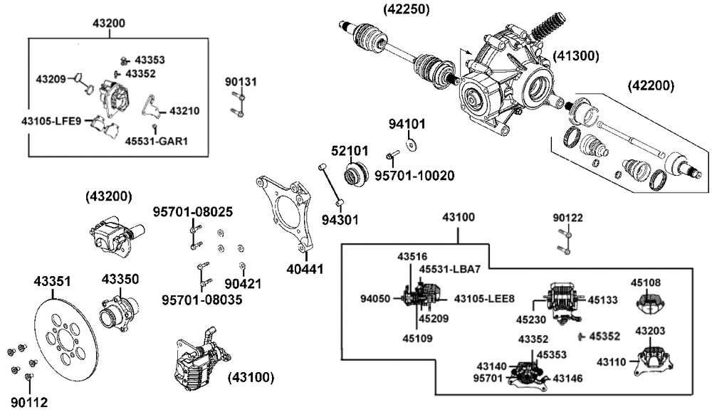 Bremsscheibe & Bremssattel hinten