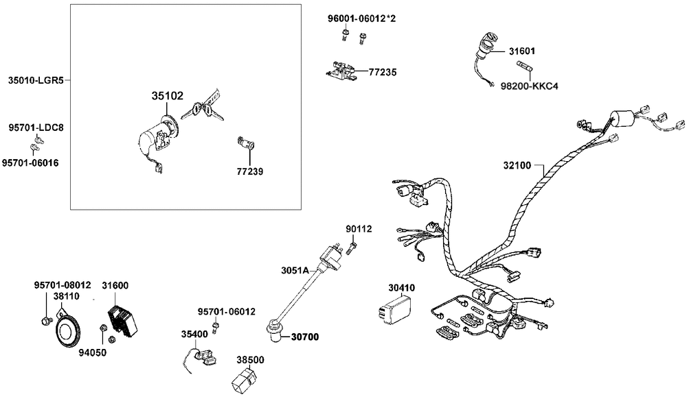 Elektrische Anlage & Schloßsatz